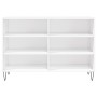 Credenza Bianca 103,5x35x70 cm in Legno Multistrato