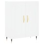 Credenza Bianca 69,5x34x90 cm in Legno Multistrato