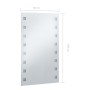 Specchio da Parete a LED per Bagno 60x100 cm