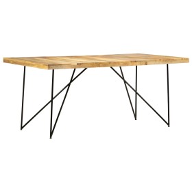 Tavolo da Pranzo 180x90x76 cm in Legno Massello di Mango