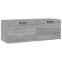 Mobile Pensile Grigio Sonoma 100x36,5x35 cm Legno Multistrato