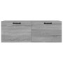 Mobile Pensile Grigio Sonoma 100x36,5x35 cm Legno Multistrato