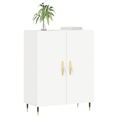 Credenza Bianca 69,5x34x90 cm in Legno Multistrato