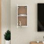 Mobile Porta TV Bianco 30,5x30x60 cm in Legno Multistrato