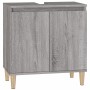 Mobile Lavabo Grigio Sonoma 58x33x60 cm in Legno Multistrato