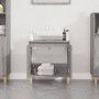 Mobile Lavabo Grigio Sonoma 58x33x60 cm in Legno Multistrato