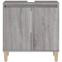 Mobile Lavabo Grigio Sonoma 58x33x60 cm in Legno Multistrato