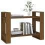 Libreria/Divisorio Miele 80x35x56,5 cm Legno Massello di Pino