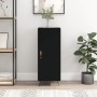 Credenza Nero 34,5x34x90 cm in Legno Multistrato