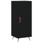 Credenza Nero 34,5x34x90 cm in Legno Multistrato