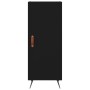 Credenza Nero 34,5x34x90 cm in Legno Multistrato