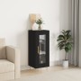 Credenza Nero 34,5x34x90 cm in Legno Multistrato