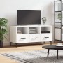 Mobile Porta TV Bianco 102x36x50 cm in Legno Multistrato