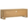 Mobile Porta TV 110x30x35 cm in Legno Massello di Teak