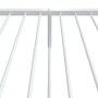 Giroletto con Testiera e Pediera Metallo Bianco 80x200 cm