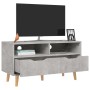 Mobile Porta TV Grigio Cemento 90x40x48,5 cm Legno Multistrato