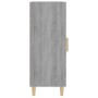 Credenza Grigio Sonoma 34,5x34x90 cm in Legno Multistrato