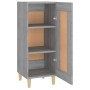 Credenza Grigio Sonoma 34,5x34x90 cm in Legno Multistrato