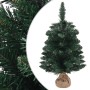 Albero di Natale Artificiale con Supporto Verde 60 cm PVC