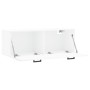 Mobile a Parete Bianco 100x36,5x35 cm in Legno Multistrato