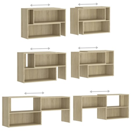 Mobile Porta TV Rovere Sonoma 149x30x52 cm in Legno Multistrato