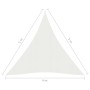 Vela Parasole 160 g/m² Bianca 4x5x5 m in HDPE