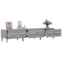 Mobile TV Grigio Sonoma 150x34,5x30 cm in Legno Multistrato