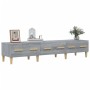 Mobile TV Grigio Sonoma 150x34,5x30 cm in Legno Multistrato