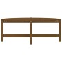 Tavolino da Salotto Miele 118x63x45cm in Legno Massello di Pino
