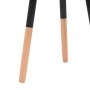 Set Tavolini 2 pz in Legno Massello di Pino Neri