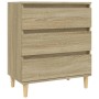 Credenza Rovere Sonoma 60x35x70 cm in Legno Multistrato