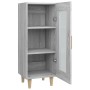 Credenza Grigio Sonoma 34,5x34x90 cm in Legno Multistrato