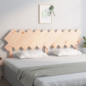 Testiera per Letto 196x3x80,5 cm in Legno Massello di Pino