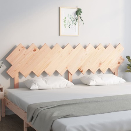 Testiera per Letto 196x3x80,5 cm in Legno Massello di Pino