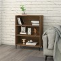 Credenza Rovere Marrone 69,5x32,5x90 cm in Legno Multistrato