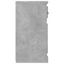 Credenza Grigio Cemento 70x35,5x67,5 cm in Legno Multistrato