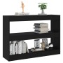 Libreria/Divisorio Nero 100x30x72 cm