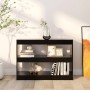 Libreria/Divisorio Nero 100x30x72 cm