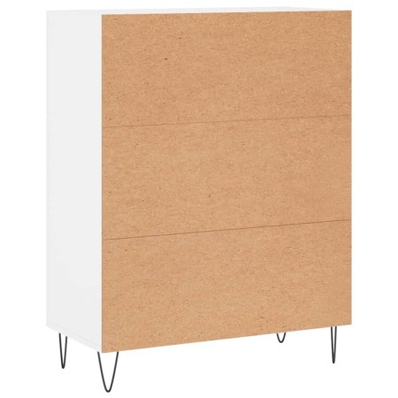 Credenza Bianca 69,5x34x90 cm in Legno Multistrato