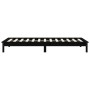 Giroletto Nero 90x200 cm in Legno Massello di Pino
