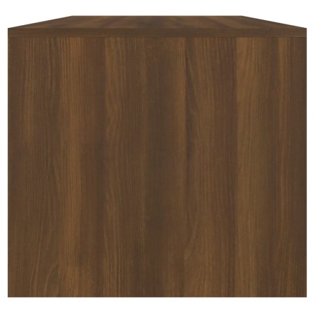 Tavolino Salotto Rovere Marrone 102x50x45 cm Legno Multistrato