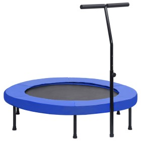 Trampolino da Fitness con Manico e Tappetino di Sicurezza 122cm