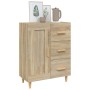 Credenza Rovere Sonoma 69,5x34x90 cm in Legno Multistrato