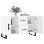 Credenza Bianca 100x36x60 cm in Legno Multistrato