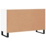 Credenza Bianca 100x36x60 cm in Legno Multistrato