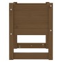 Fioriere 2 pz Miele 40x40x52,5 cm in Legno Massello di Pino