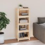 Libreria 50x35x125,5 cm in Legno Massello di Pino