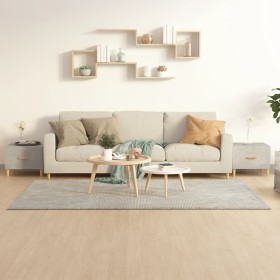 Tavolini Salotto 2pz Grigio Cemento 50x50x40 Legno Multistrato