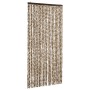 Zanzariera Beige e Marrone 100x220 cm Ciniglia