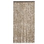 Zanzariera Beige e Marrone 100x220 cm Ciniglia